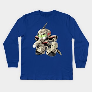 Mecha Mon Kids Long Sleeve T-Shirt